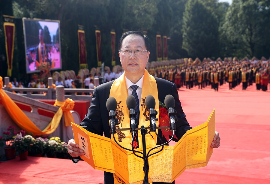 辛丑年祭祀炎帝陵典礼隆重举行 毛伟明主祭