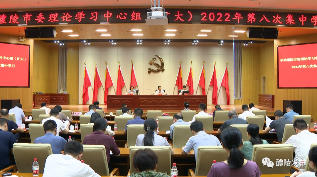 市委理论学习中心组（扩大）2022年第八